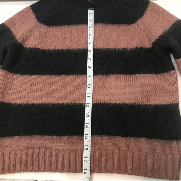 All Saints Lou Sweater in Moss Green/Rose XS - Picture 10 of 10